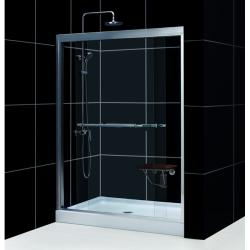 DreamLine DUET 56-60 x 72 Bypass Sliding Shower Door