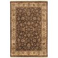 Hand-knotted 'Maracas' Brown Wool Rug (3'6 x 5'6)