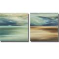 KC Haxton 'Scape 108 and 109' 2-piece Canvas Art Set