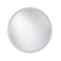 Frameless Beveled Round Mirror