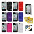 Apple iPhone 4/ 4S Sparkling Rhinestone Rubberized Designer Case