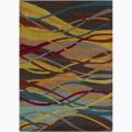 Hand-tufted Mani Abstract Wool Rug (5'x7')