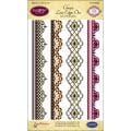 Justrite Stampers Clear Stamp Sets-Lace Edges One