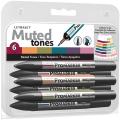 Letraset ProMarker Collector's Set 6/Pkg-Muted Tones