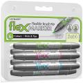 Letraset FlexMarker 6 Piece Set-Set 4