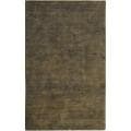 Hand-crafted Green Portage Wool Rug (2' x 3')