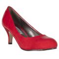 Riverberry Women's Red Patent Mid-Heel Pumps