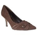 Riverberry Women's 'Exhbitor' Brown Pointed-toe Pumps