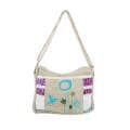 Handmade Hummingbird Spring Crossbody Hemp Messenger Bag (Nepal)
