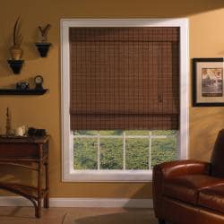 Rio Fruitwood 35x72-inch Roman Shade 