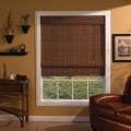 Rio Fruitwood 35x72-inch Roman Shade