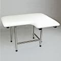 CSI Bathware 28-inch Left Hand Padded Shower Seat, Swing Down Legs