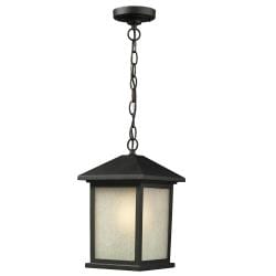 Holbrook 1-light Black Outdoor Light
