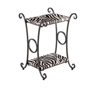 Castell Zebra Animal Print Accent/ Side Table