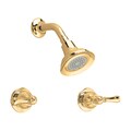 Hampton 2-Handle Shower Faucet in Polished Brass