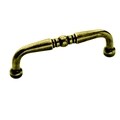 Amerock Traditional 3.375-Inch Burnished Brass Pull (Pack of 5)