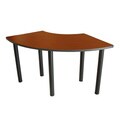 Boss Crescent Semi-Circle Training Table