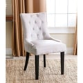 Abbyson Living Napa Cream Fabric Tufted Dining Chair