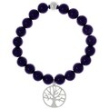 CGC Silver Tree Charm and Gemstone Bracelet