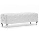 Baxton Studio Stella Crystal Tufted Modern Bench (As Is Item)