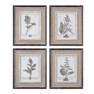 Casual Grey Study Framed Art Set/4
