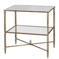 Henzler Mirrored Glass Lamp Table
