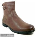 Polar Fox Men's Leatherette Mid-calf Motorcycle Boots