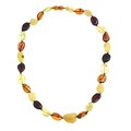 Handcrafted Baltic Amber Freeform Beads Necklace (Lithuania)