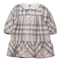 Burberry Girl's 'New Nova' Check Long Sleeve Dress