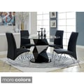 Enitial Lab Picazzo 48-inch Round Tempered Glass Dining Table