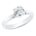 Auriya 14k White Gold 1ct TDW Clarity-enhanced Diamond Engagement Ring (G-H, SI1)
