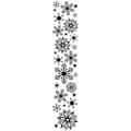 Embossing Folder Border 2.5"X12"-Snowflake