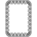 Embossing Folder Background 5"X7"-Doily
