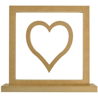 Beyond The Page MDF Heart Frame-11.5"X10.5"X2" (290x265x50mm)