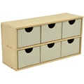 Beyond The Page MDF 6-Drawer Wide Unit-12.5"X6.25"X4.25" (320x160x110mm)