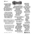Dyan Reaveley's Dylusions Cling Stamp Collection-Say It How It Is