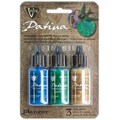 Vintaj Patina Kit-Lapid, Emerald & Topaz