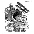 LaBlanche Silicone Stamp 3.5"X4.5"-Machinery