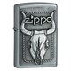 Zippo Bull Skull Emblem Metal Lighter 