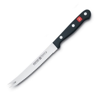 Wusthof Gourmet 5-inch Fork Tip Serrated Tomato Knife 4105