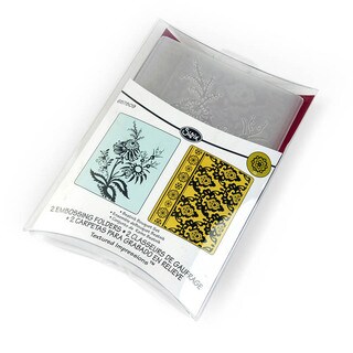 Sizzix 'Beatnik Bouquet' by Rachael Bright Embossing Folders (Set of 2)