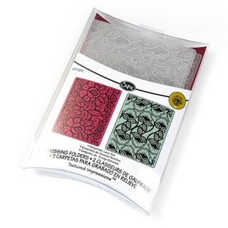 Sizzix 'Bohemian Lace' by Rachael Bright Embossing Folders (Set of 2)