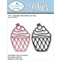 Elizabeth Craft Metal Die-Cupcake W/Cherry On Top