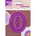 Joy! Craft Cut & Emboss Dies-Oval Filigree