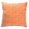 Cameron Orange Geometric Decorative Pillow