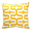 Elisabeth Michael Cornflower Geometric Decorative Pillow