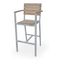 Aubrey Teak Indoor/ Outdoor Arm Barstool