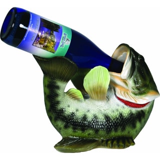 Hand-painted Resin Bass Wine Bottle Holder