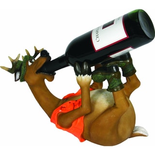 Hand-painted Resin Deer Wine Bottle Holder