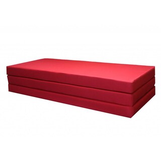 Red Queen Size Foam Tri-Fold Camping / Exercise Mat - Overstock
